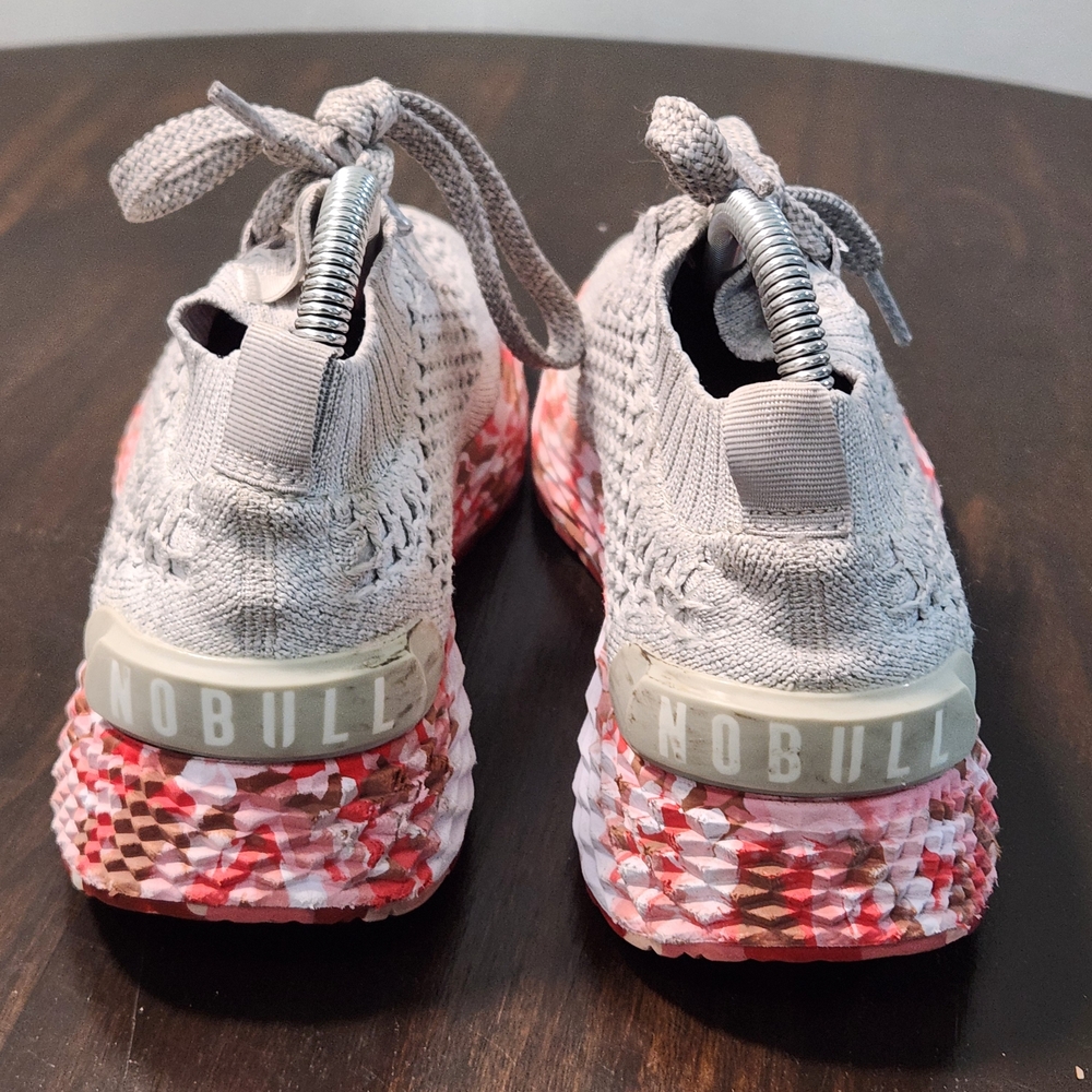 NOBULL Allday Knit Women's 7.5 Gray Pink Camo Atheltic Training Running Sneakers - Picture 6 of 12